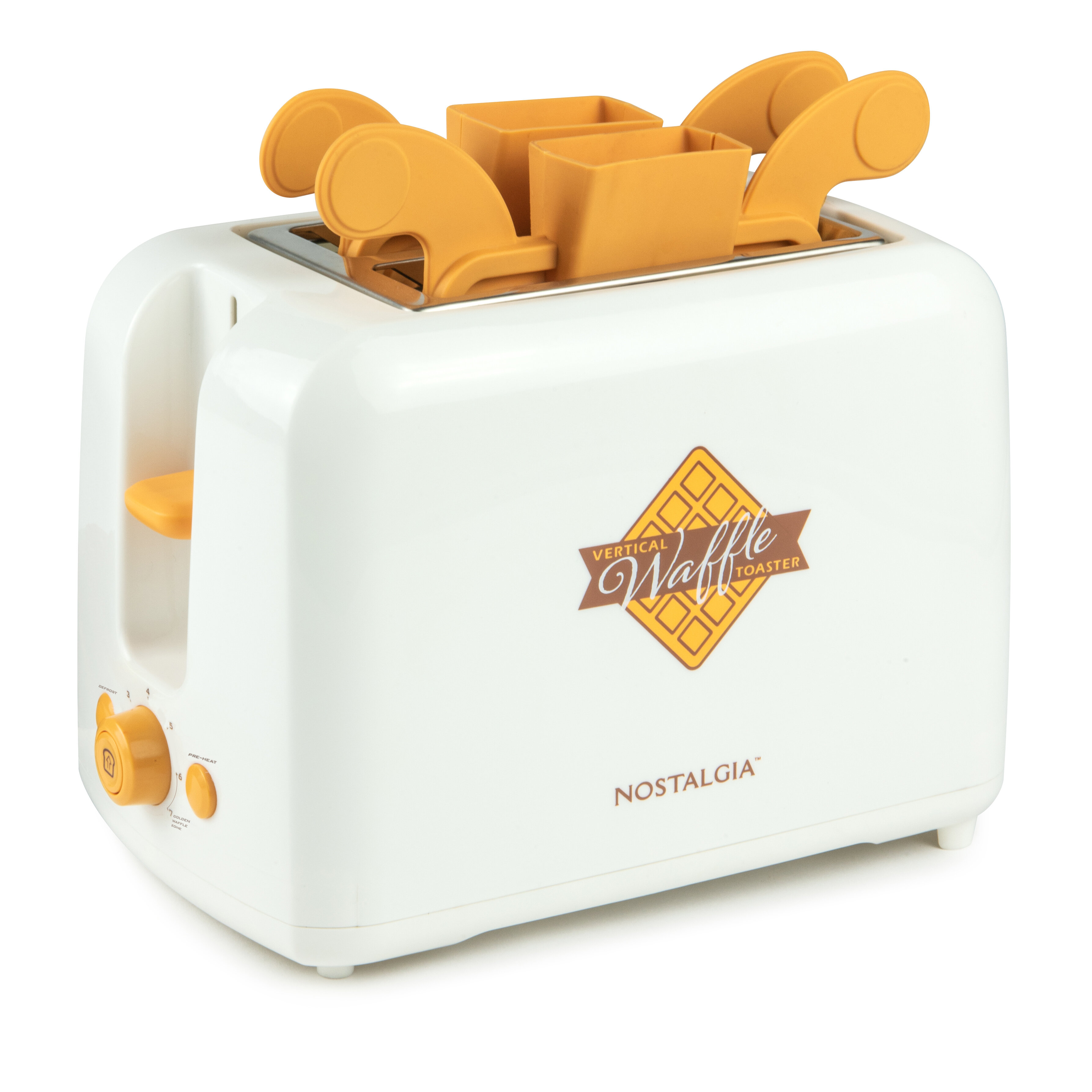 Nostalgia TCS2 Grilled Cheese Toaster with Easy-Clean Toaster Baskets and  Adjustable Toasting Dial