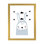 «Bunny Blue with Clouds Scandi», reproduction d'impression