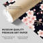 Floral, fleurs de cerisier en fleurs, impression d'art asiatique sans cadre-1263119633