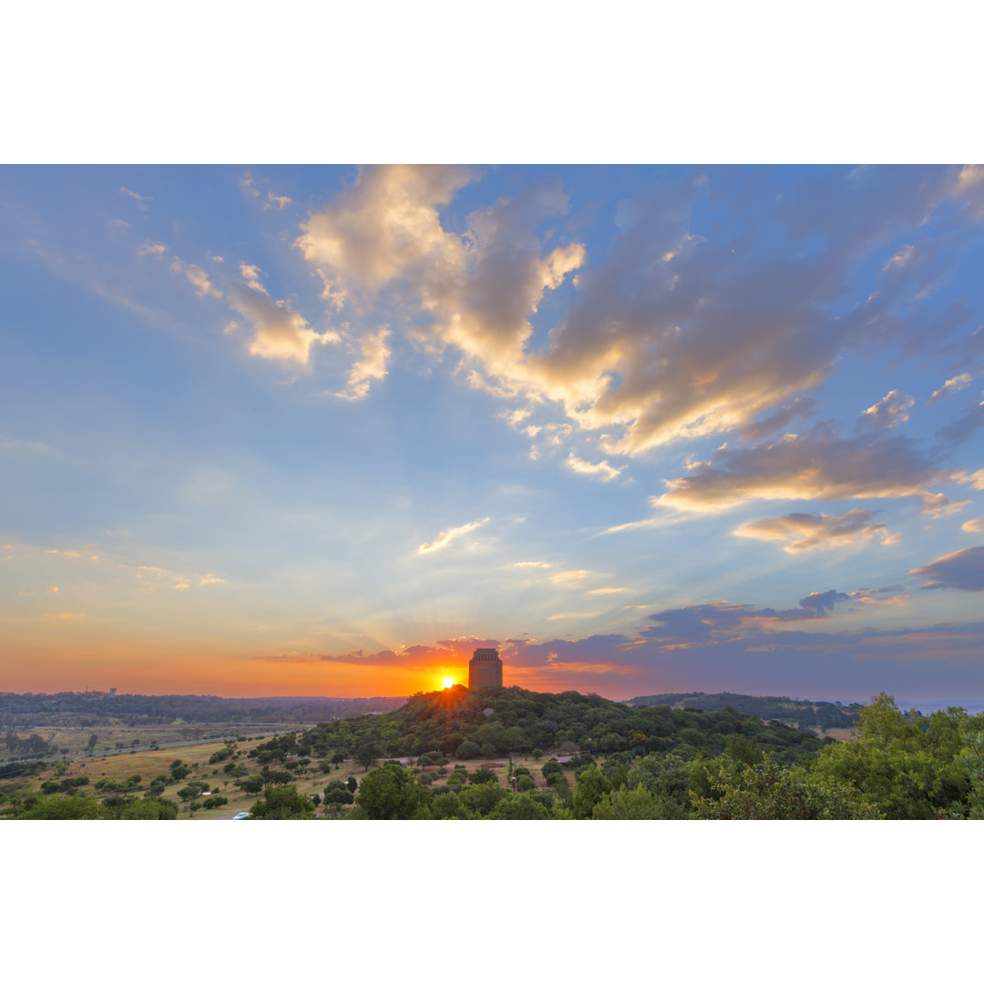 Sonnenuntergang in Pretoria - Kunstdrucke auf Segeltuch