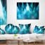 Fractal Crystals Design - Coussin imprimé abstrait-30735191