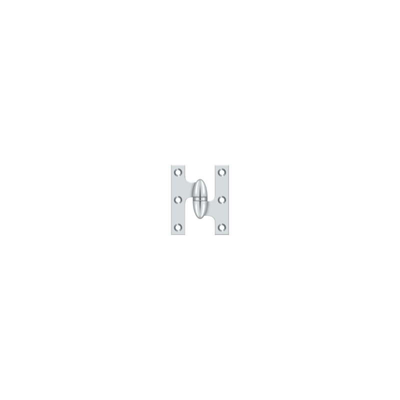 Hinge, Polished Chrome, Right Hand