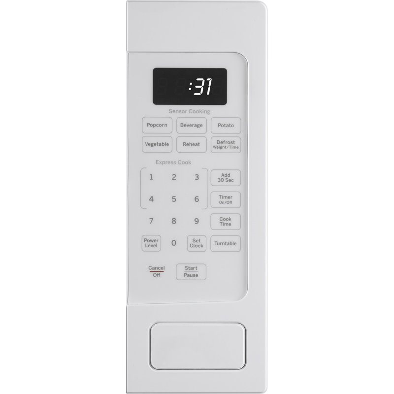 24" 1.1 cu. ft. Countertop Microwave, White