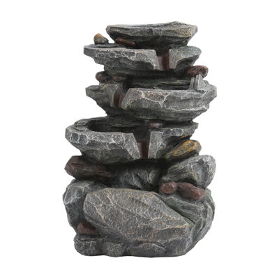 Groggin Weather Resistant Pool Fountain with Light