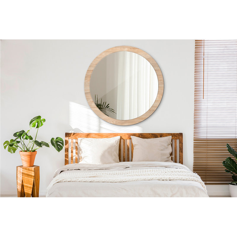 Huldar Glass Flat Wall Mirror