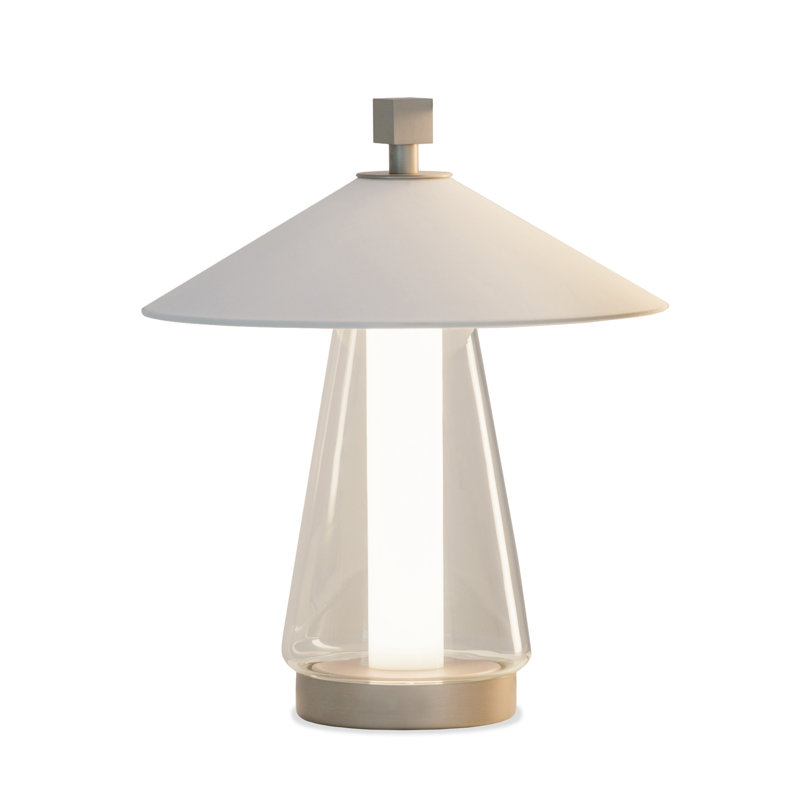 Asia Table Lamp, Satin Golden Nickel