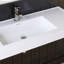Lavabo de salle de bain mural vasque de salle de bain 39 po Medunjess