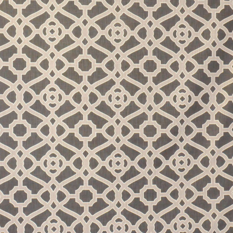 Lattice 100% Cotton Fabric, Noir