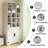 20 Pair Shoe Storage Cabinet