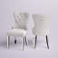 Chaise d'appoint rembourrée en velours Sydnie-1218635228