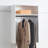 Devi White Wall Mounted Wood Closet System