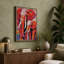 Mother And Calf Modern - Print-136764321-136764322