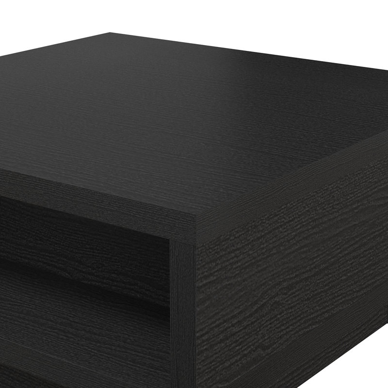 Table basse avec rangement Caomhan,  Chêne noir
