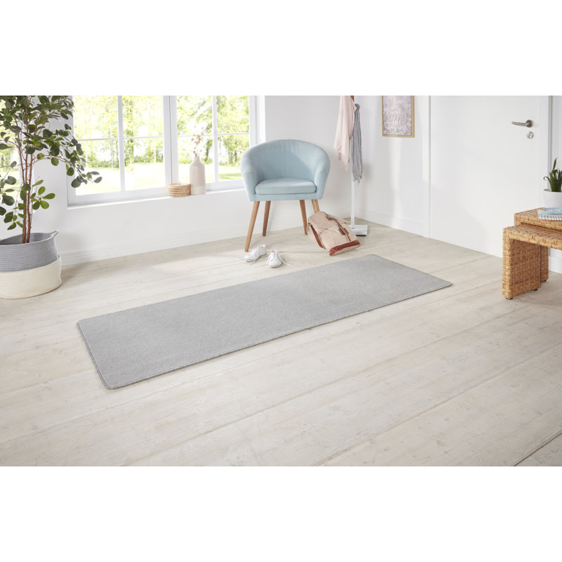Nasty Machine Woven Grey Indoor Rug, Runner 80 x 200cm