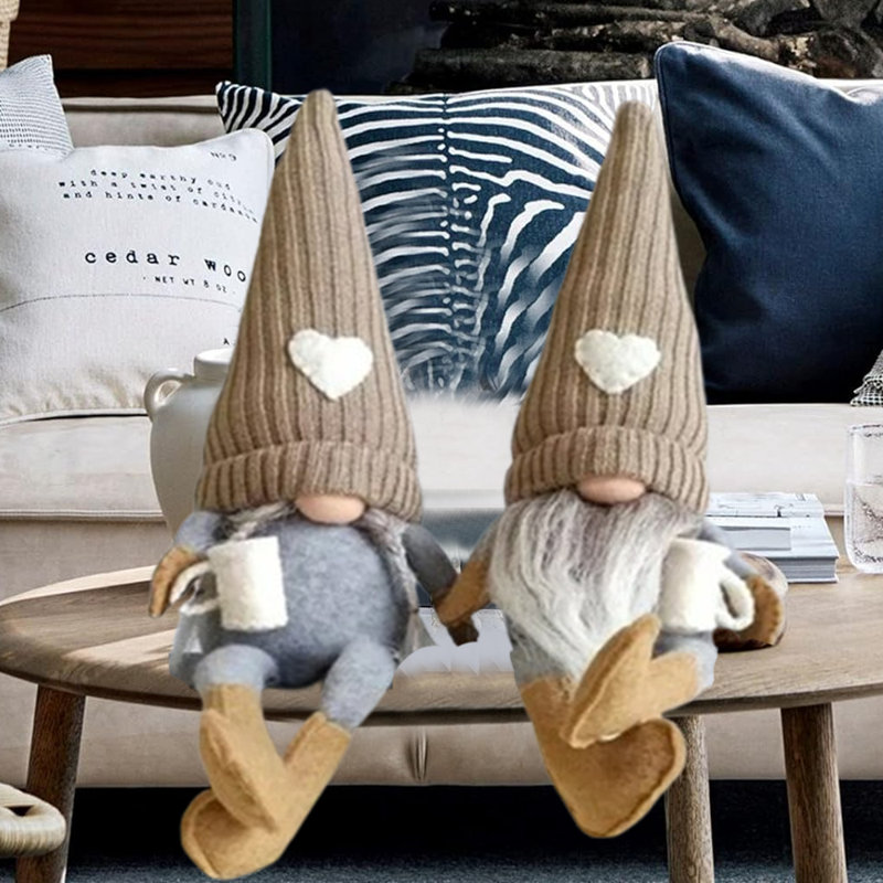 Ensemble de 2 barres décoratives moelleuses Gnomes