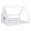 Lit maison avec fenêtre et clôture, DEL-1031163046