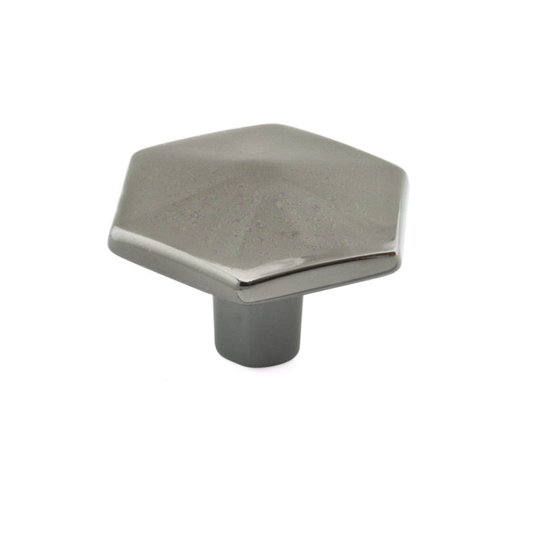 Geometric Knob, Black Nickel