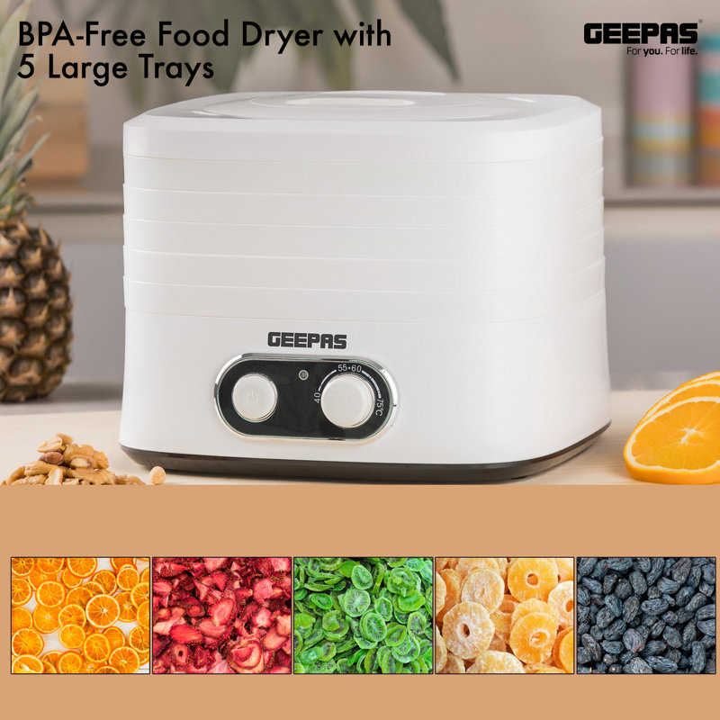 Geepas 240W Food Dehydrator, 5 Layer