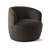 27" Wide Velvet Small Swivel Barrel Accent Chair-1306120746