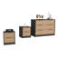 Ensemble de chambre à coucher 3 pièces Misti-1584582027