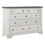 Commode 10 tiroirs L l 64 po