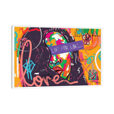 Live For Love Og by Nuwarhol - Print on Canvas