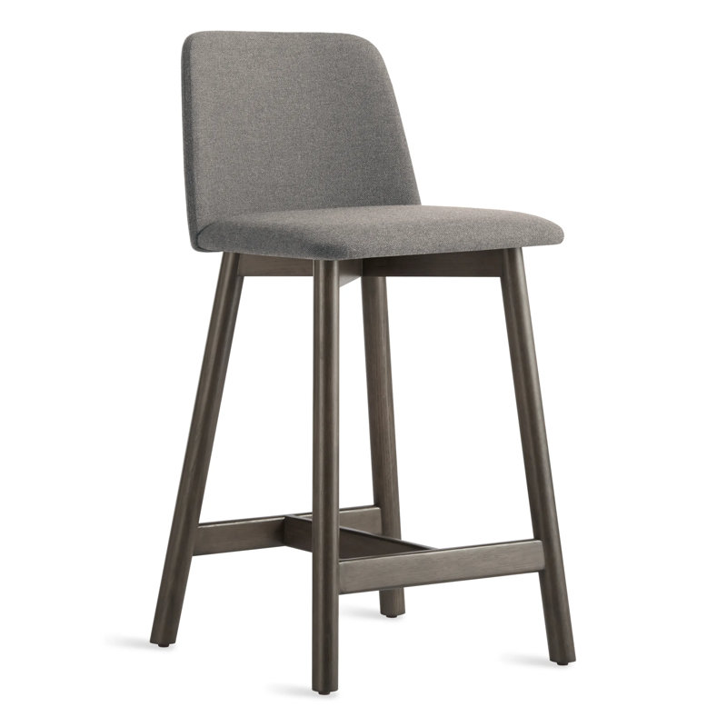 Chip Stool, Pewter, Walnut, Counter Stool (25.1" Seat Height)