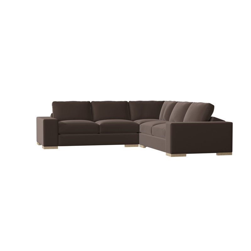 Canapé modulaire Brann de 120 po de largeur Brann, Naturel, Zinc Klein
