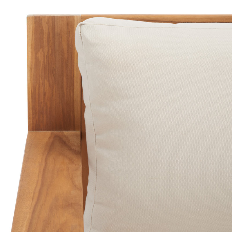 Krista Teak Armchair, Beige