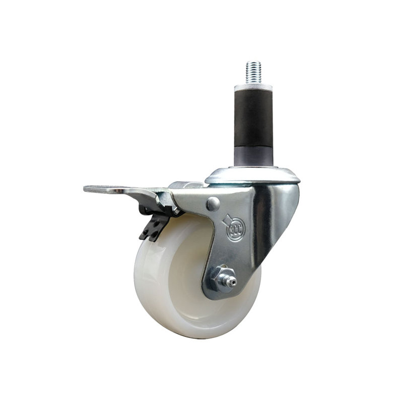 3 pouces pivotant en nylon pivotant 1-1 / 4 pouces