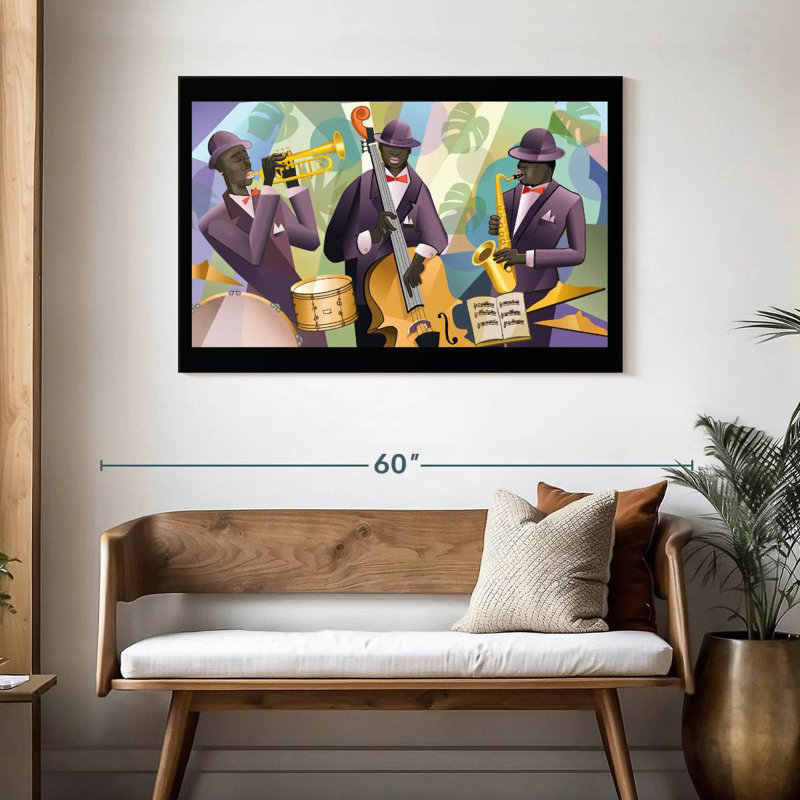 Abarca Tropical Jazz Band, 30" H x 45" W