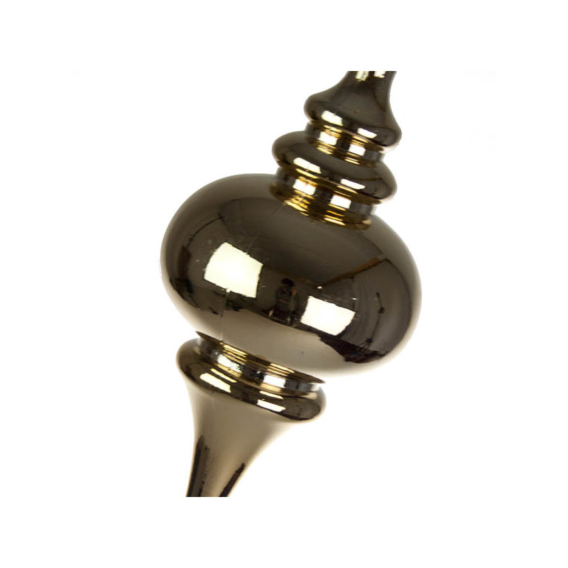 25cm Finial Ornament, Gold