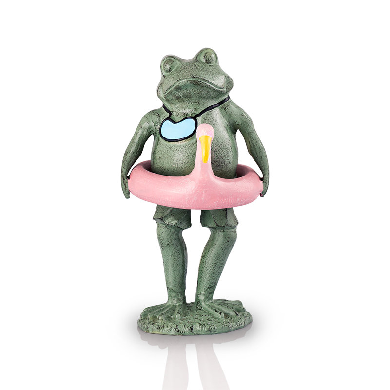 Frog Aluminum Garden Statue