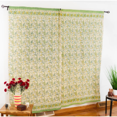 Rideau obscurcissant 100% coton Hardrian Rajasthan