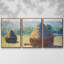 Monet, reproduction sur toile 3 pièces-1496887934-1496887935