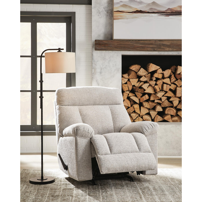 Fauteuil inclinable Tattnall, Beige Polyester