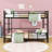 Metal Bunk Bed With Raised Security Fence-542903527-542903515