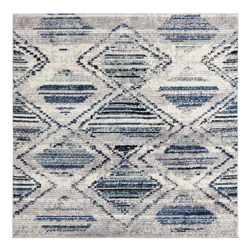 Jaxson Geometric Indoor Rug, Square 7'10"