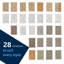 Panneau mural en PVC souple 19,7 "x 40,6" en PVC souple blanc (paquet de 10)-124571478