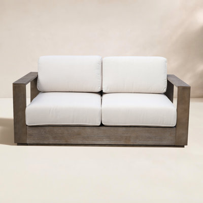 Harbor 65" Acacia Patio Loveseat