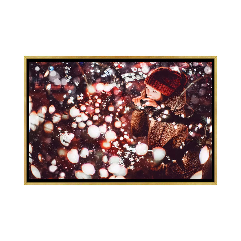 «Simple Magic Time» par Hobopeeba - reproduction, Pas de tapis, H 18 po x l 26 po x P 1,5 po, Toile encadrée d'or