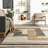 Marvinney Aline Contemporary Striped Fringe Area Rug-541177347