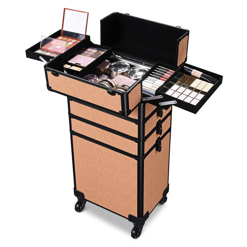 Organisateur de maquillage Byootique 4in1, Corail rococo