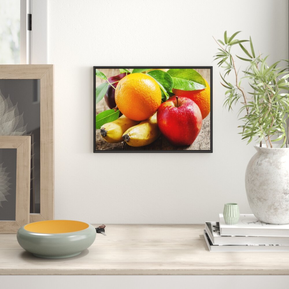 Gerahmtes Wandbild Frisches leckeres Obst