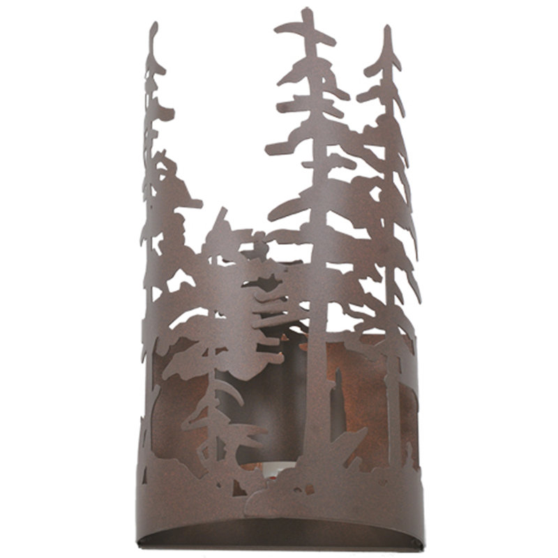 Rustic Lodge 1 - Light Flush Mounted Sconce