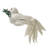 Handmade Hand Felted Wool Cream Dove Christmas Tree Topper 