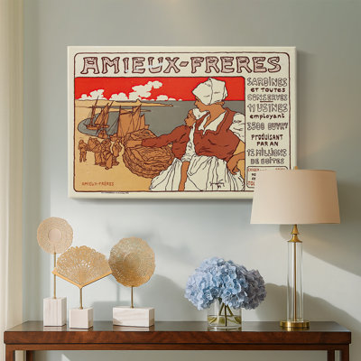 Amieux-Frères (Advertising Poster)-Georges Fay-Gallery Wrapped Canvas-1899