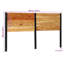 Headboard Solid Wood Acacia And Iron-1898759138