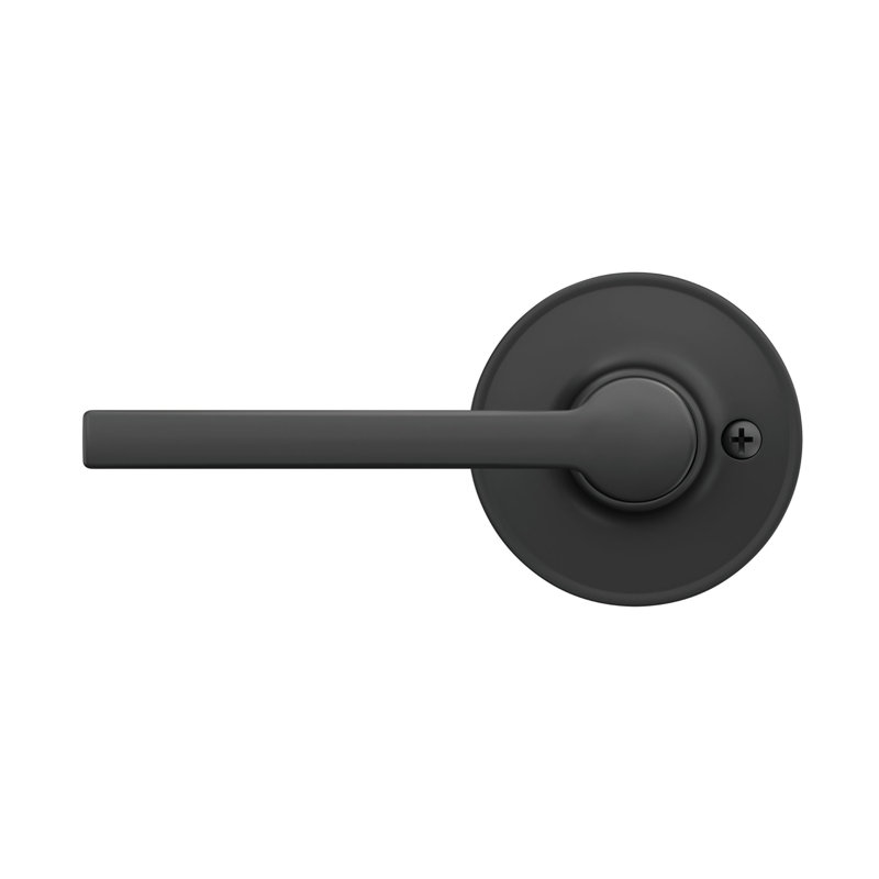 Solstice Lever Non-Turning Lock, Matte Black