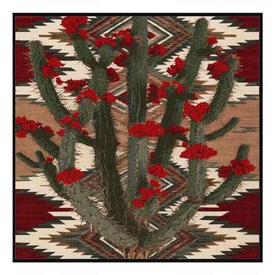Washable Ocotillo Southwestern Area Rug